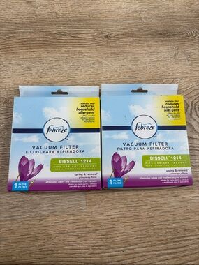 Febreze Bissell 1214 Vacuum Filters 2 Pack Spring Renewal New
